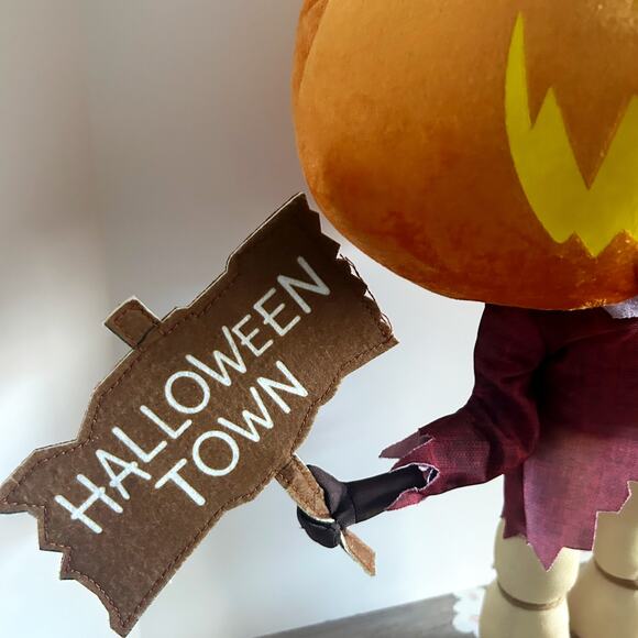 Gemmy Nightmare Before Christmas - Pumpkin King 22” Halloween Town Porch Greeter - Picture 7 of 8